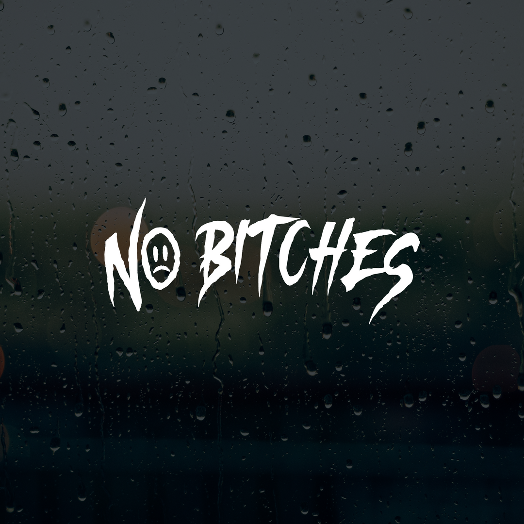 No Bitches Decal
