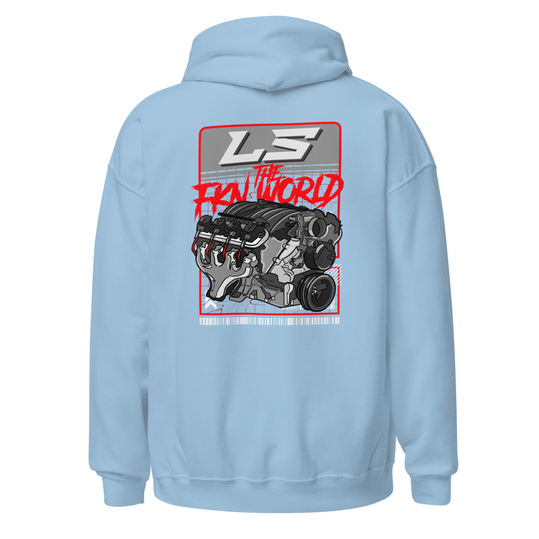 LS THE FKN WORLD GRAPHIC HOODIE