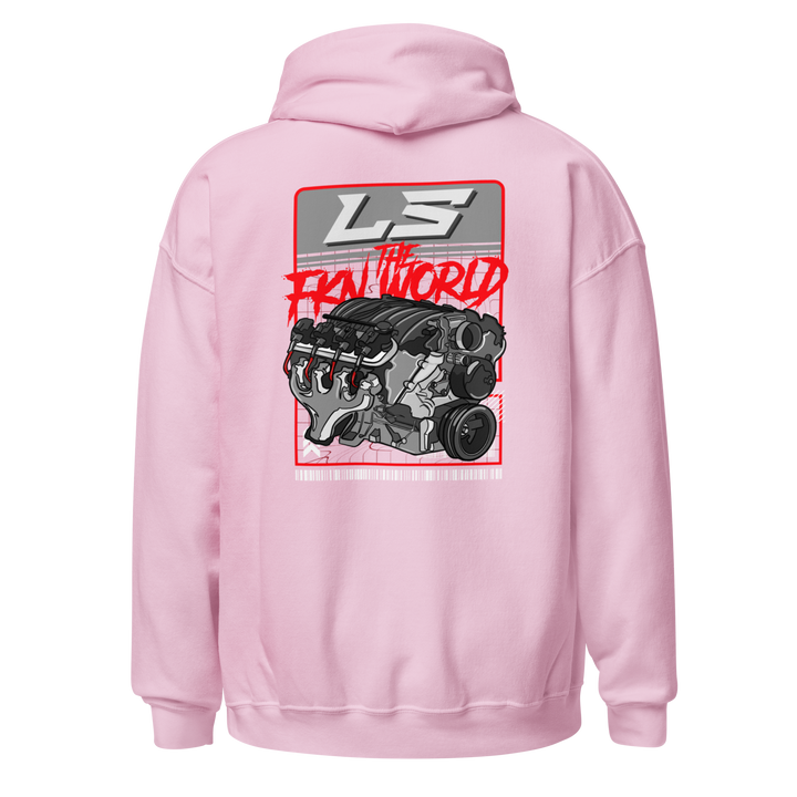 LS THE FKN WORLD GRAPHIC HOODIE